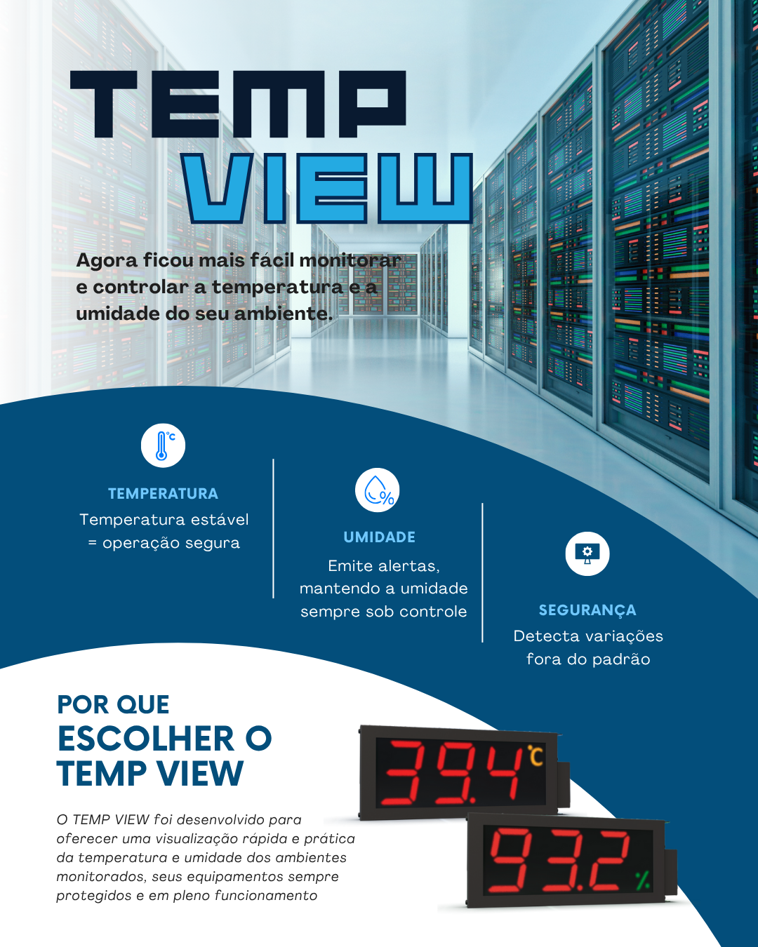 TEMPVIEW MONITORAMENTO INTELIGENTE DE TEMPERATURA E UMIDADE